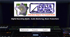 Desktop Screenshot of deltamusic.be